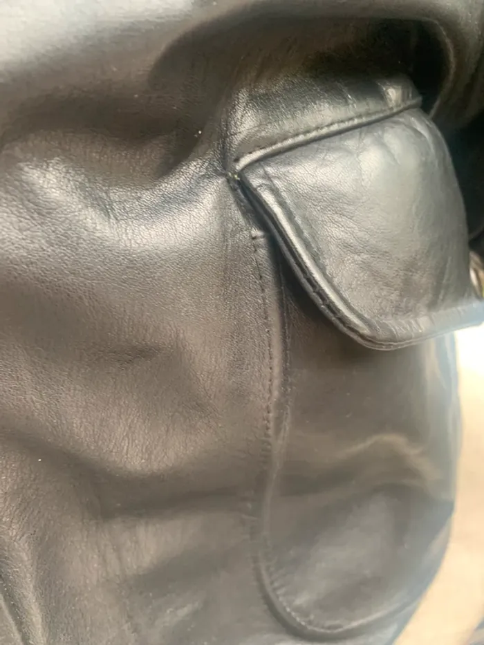 Blouson cuir Todzi vintage taille 0 doublure intérieur made in France 🇫🇷 - photo numéro 10