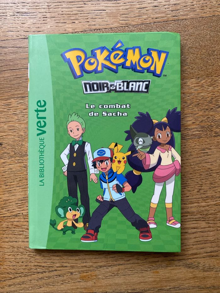 Livre Pokémon Noir & blanc Le combat de Sacha