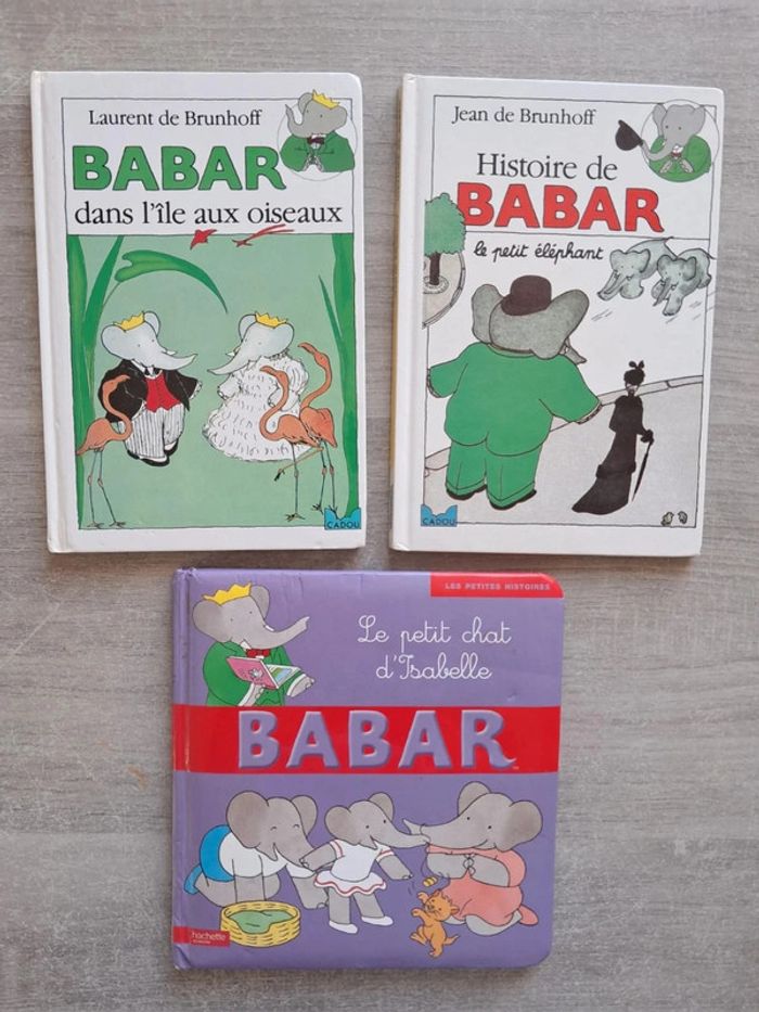 Lot de livres Babar vintage