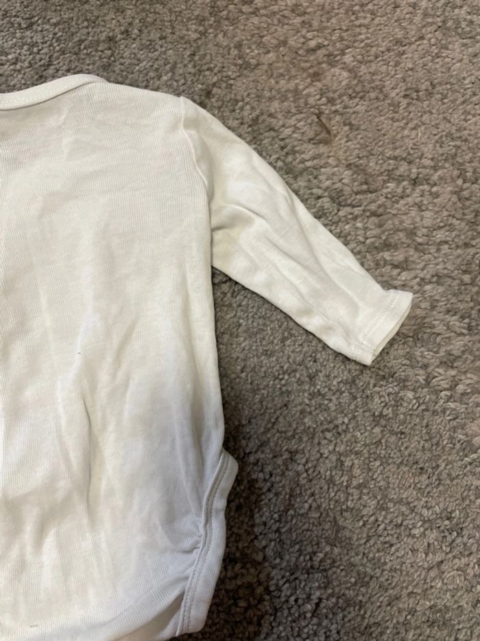 Body mixte coton H&M 1 2 mois little one - photo numéro 7