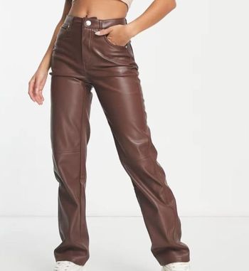 Pantalon simili cuir