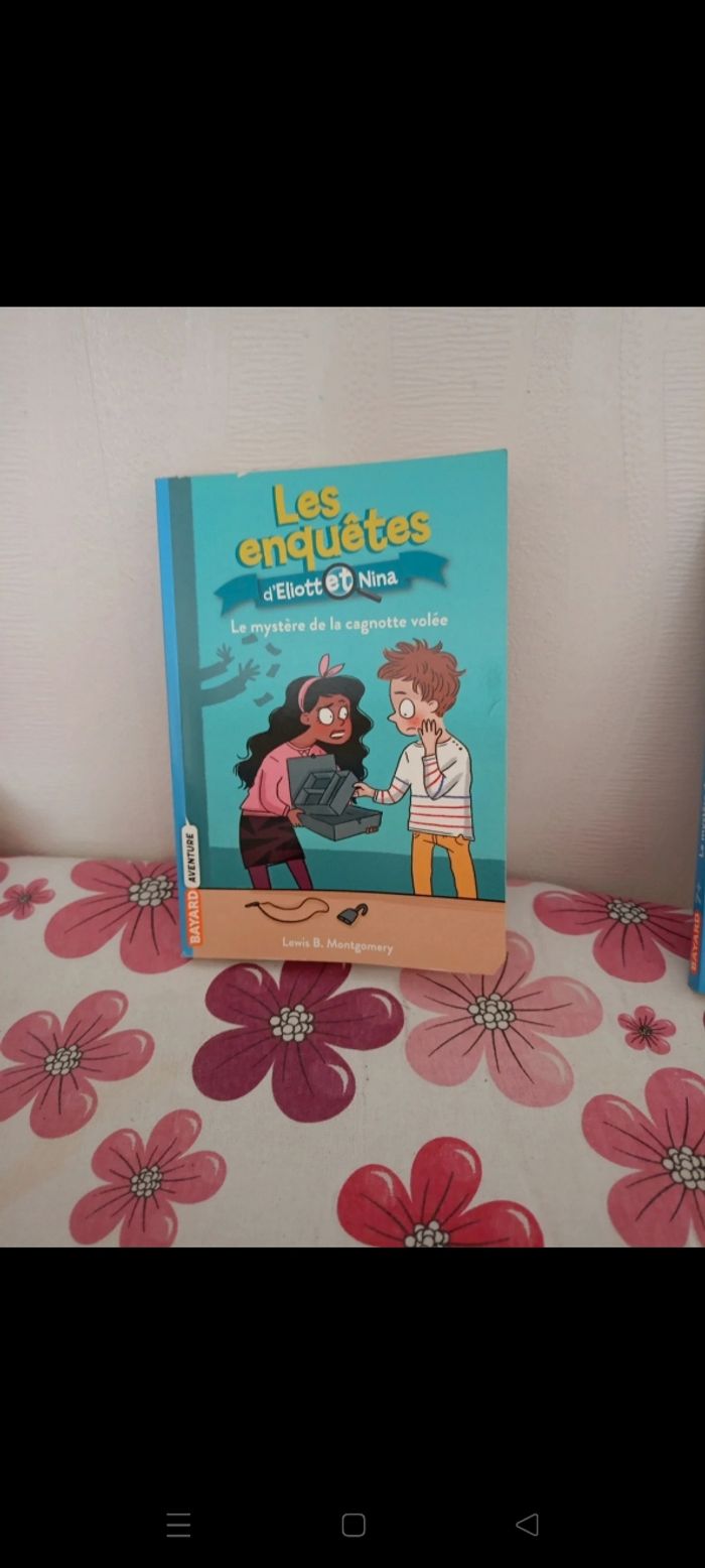 Livre les enquêtes d Eliott et nina