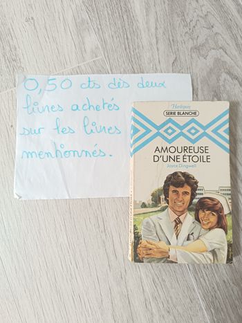 Livre Harlequin série blanche