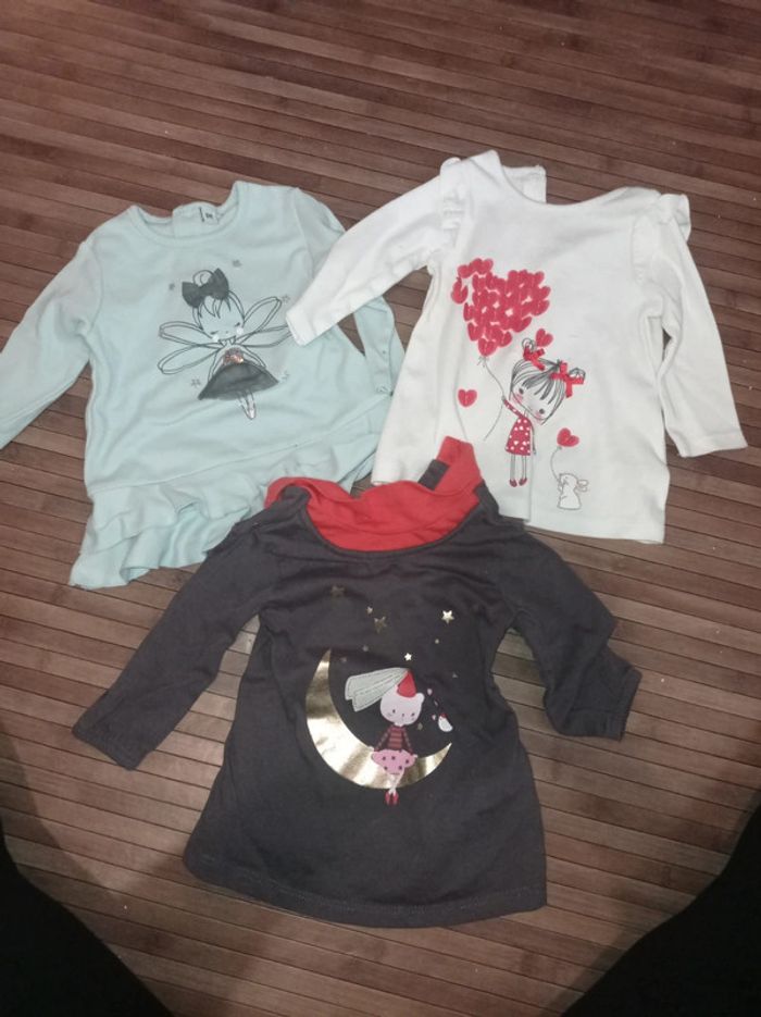 Lot de 3 robes 6 mois