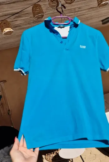 Polo homme bleu turquoise – Très bon état – Taille S