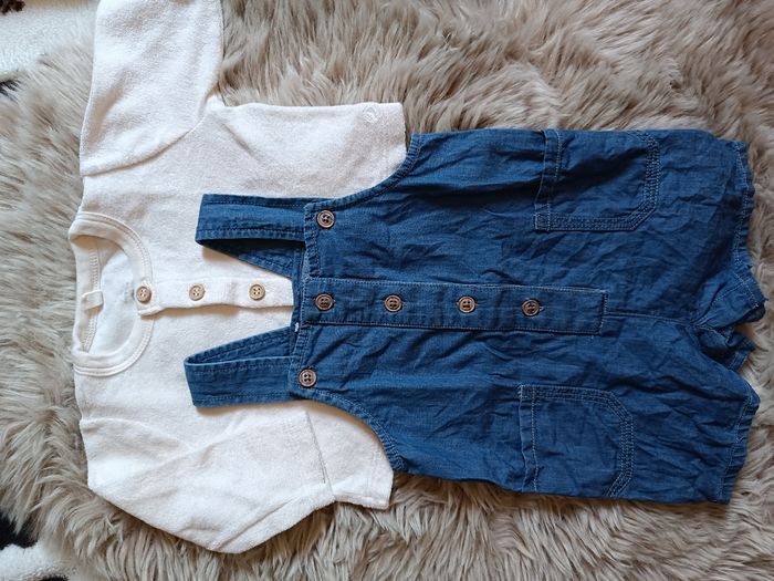 Jolie ensemble petit bateau 6 mois - photo numéro 5