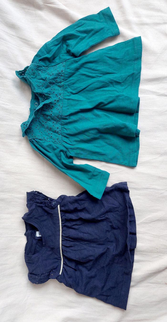 Lot tshirts filles 3 mois - photo numéro 2