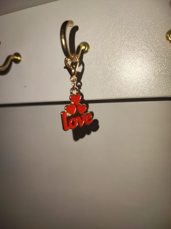 Porte-clé Love rouge