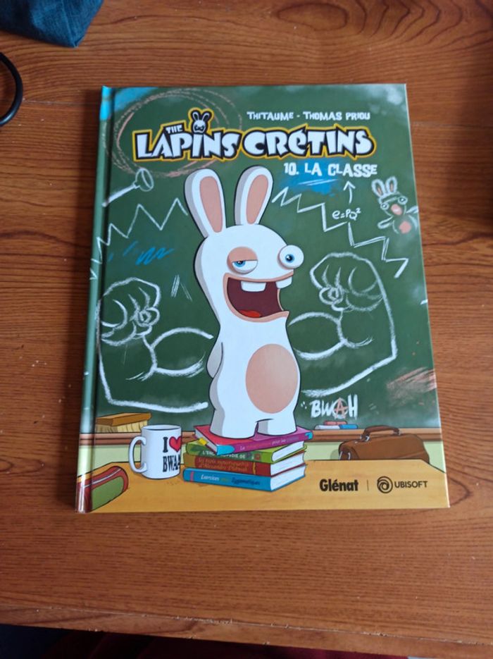 BD les lapins crétins 10 la classe