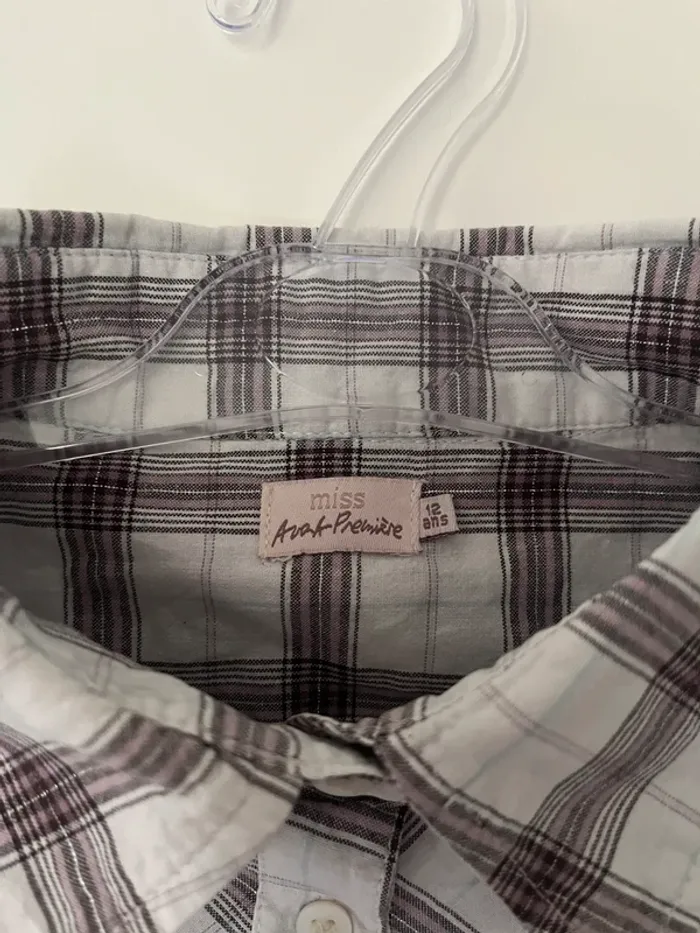 Chemise manches courtes 12ans - photo numéro 4