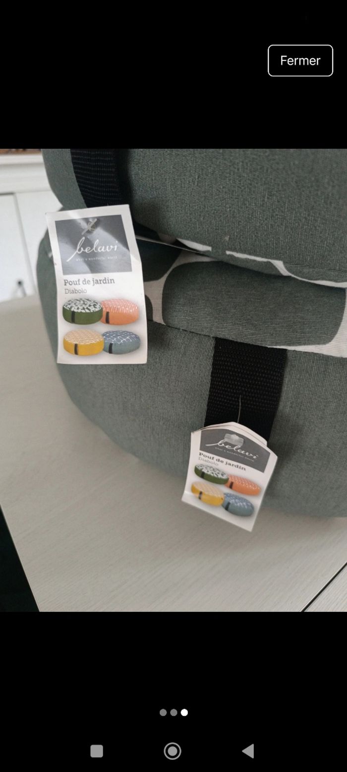 Pouf de jardin - photo numéro 3