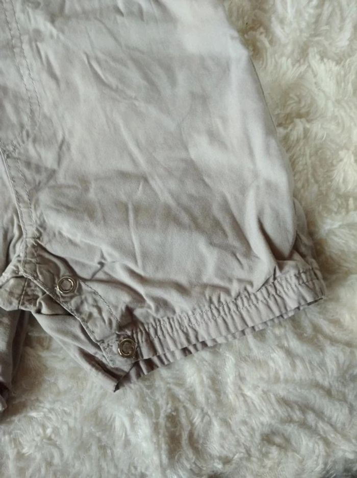 Salopette short Garçon 6 mois Âne Tissaia 100% coton - photo numéro 7