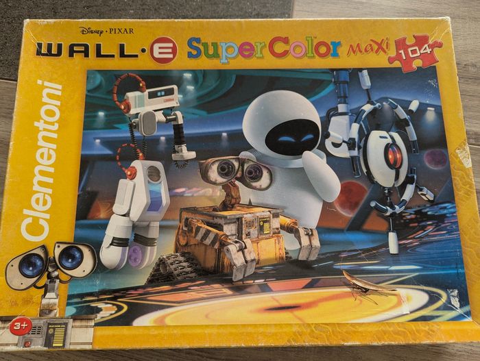 Grand puzzle maxi de wall e Disney Pixar 104 grandes pièces 3 ans