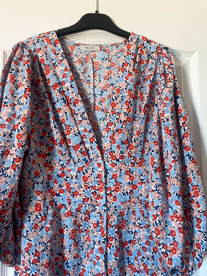 Robe longue à fleurs femme - photo numéro 2