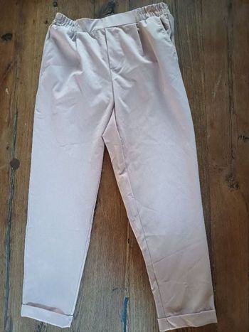 Pantalon tailleur trois quart