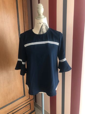 Blouse bleu marine