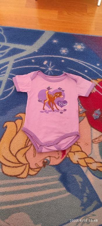 Body à manches courtes Bambi 3 mois