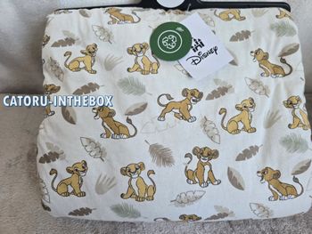 Couverture bébé / Blanket Baby Disney Roi Lion Simba & Nala Lion King | 80x100cm
