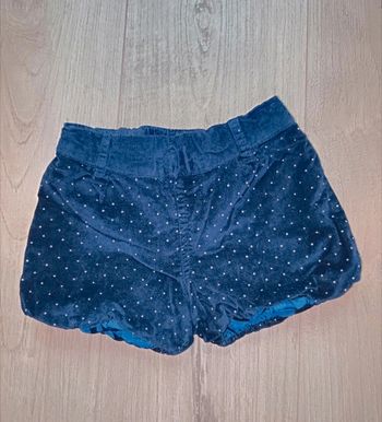 Short hiver velours 23 mois Petit cailloux
