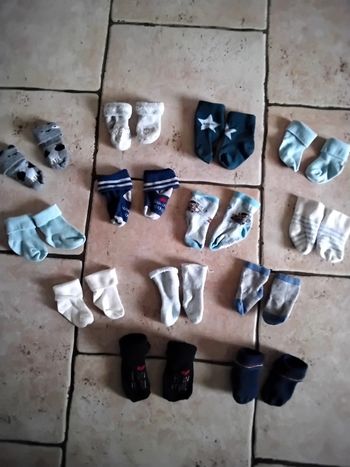 Lot de 13 paires de chaussettes pointure 12/14