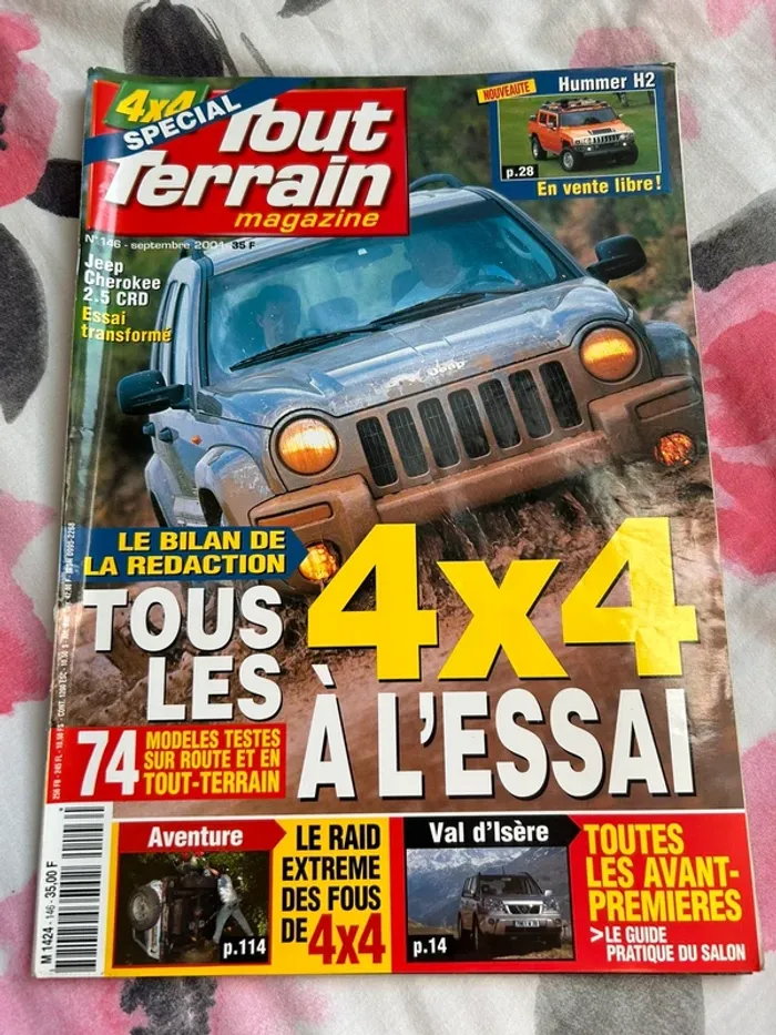 Ancien magazine 4x4 tout terrain spécial