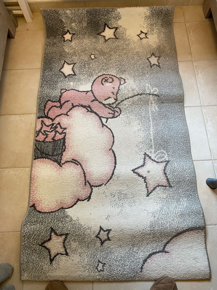 Tapis de chambre enfant / tapis chambre bébé fille