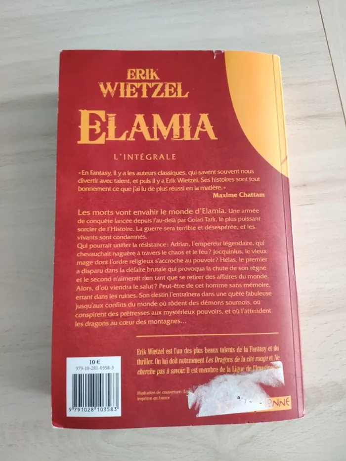 Livre grand format Elamia intégrale Wietzel fantasy - photo numéro 6