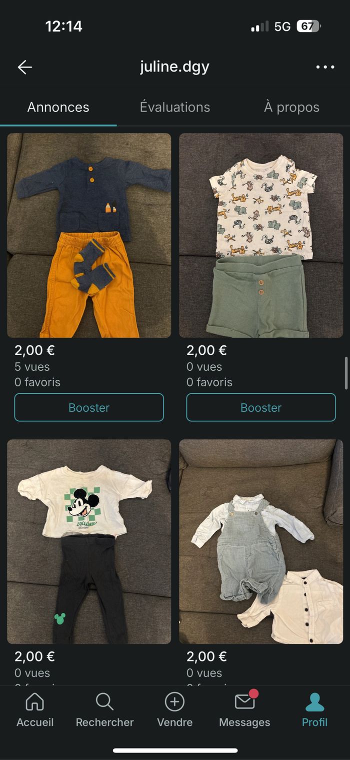 Lot vêtement bébé garçon 3 mois - photo numéro 3