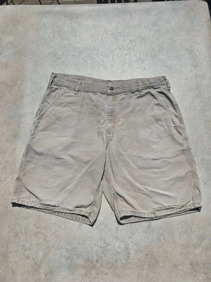 Short Carhartt W38 FR48 Beige Homme Men SHO96 - photo numéro 2