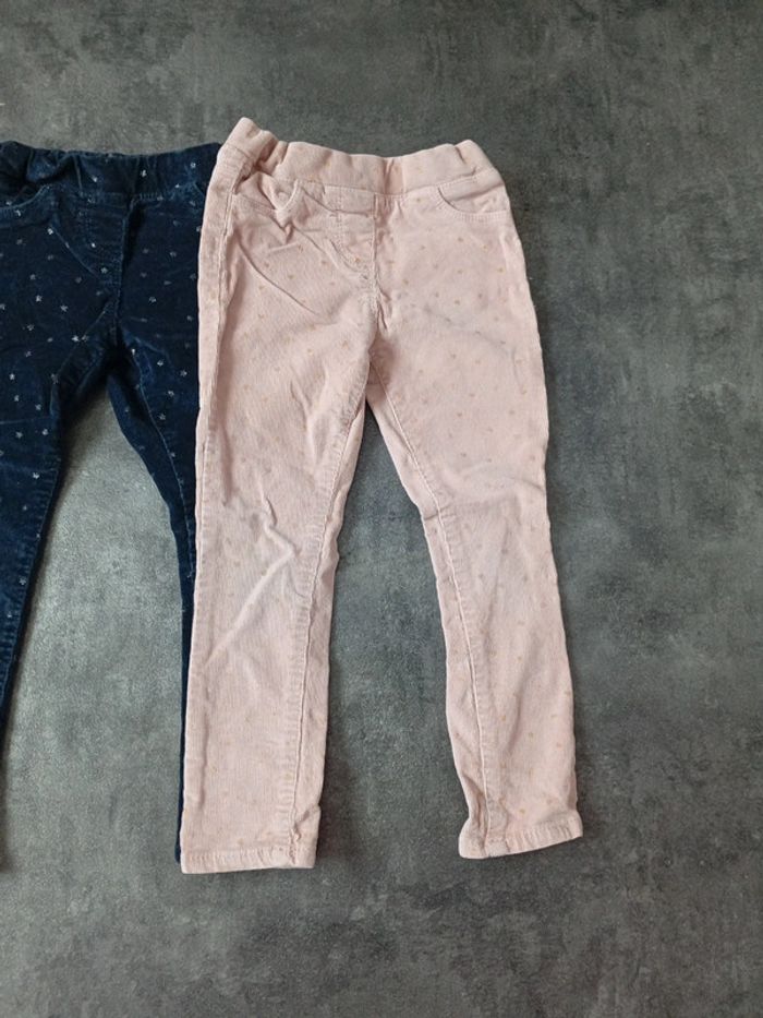 Lot pantalons velours vertbaudet - photo numéro 2