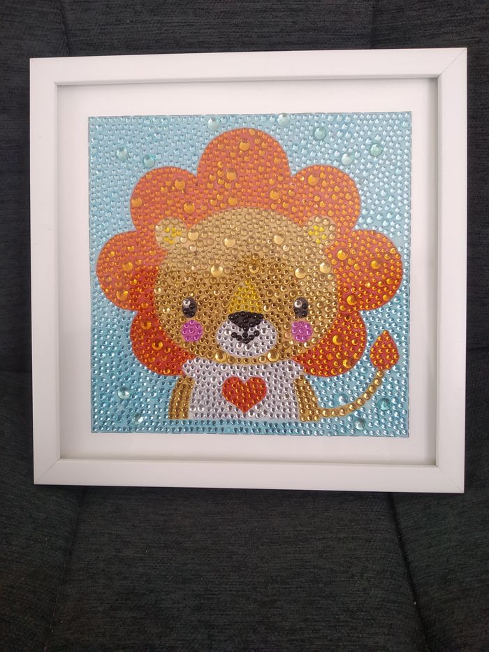 Petit tableau en broderie diamant pour enfant - photo numéro 3