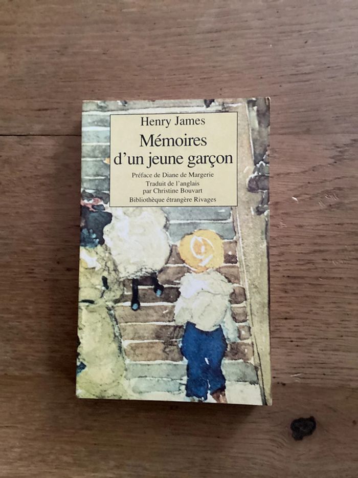 Livre « mémoires d’un jeune garçon »