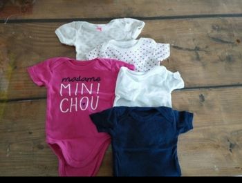 Lot de 5 body 3 mois