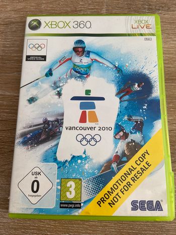 Vancouver 2010 xbox 360 not for resale