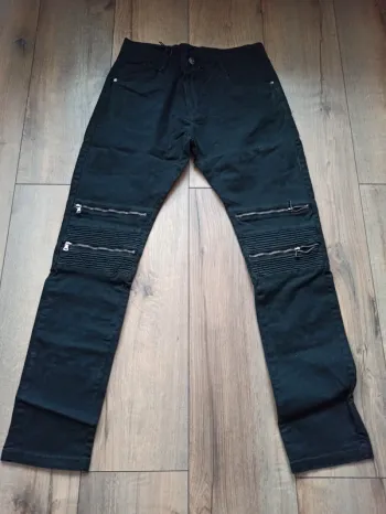 Jeans noir homme coupe droite 34US