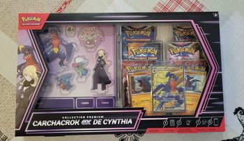 PokemonCoffret Collection Premium Carchacrok Ex De Cynthia