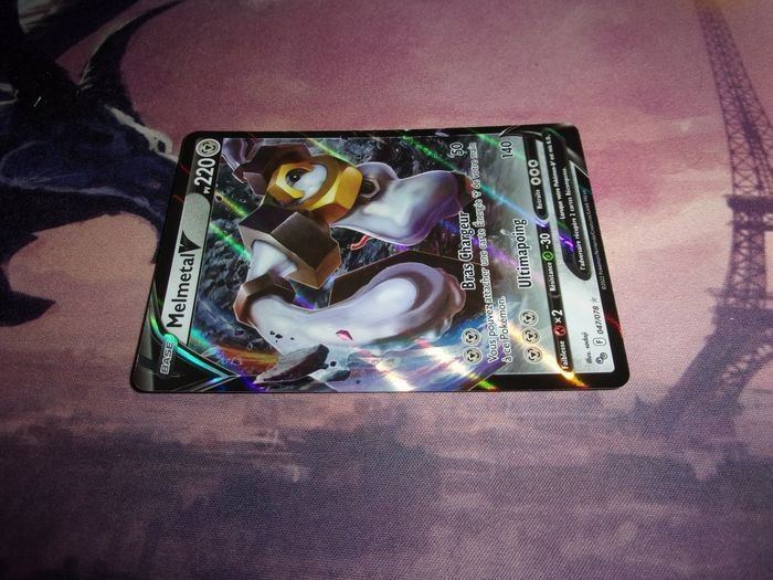 Pokémon - melmetal V 43 pokemon go ultra rare full art image brillante - photo numéro 3