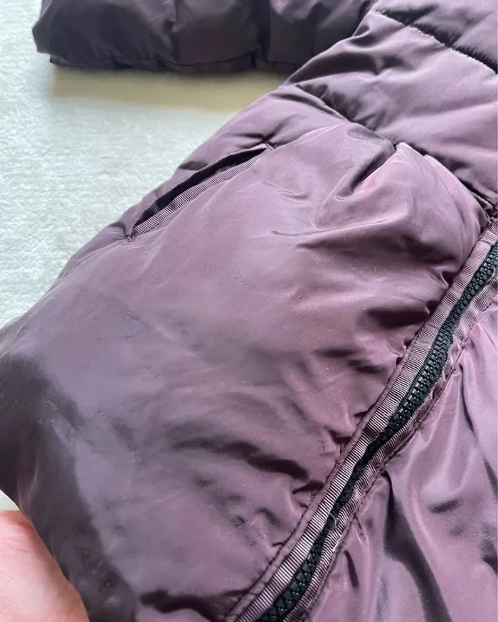 Manteau à capuche couleur prune 36 mois - Jacadi - photo numéro 8