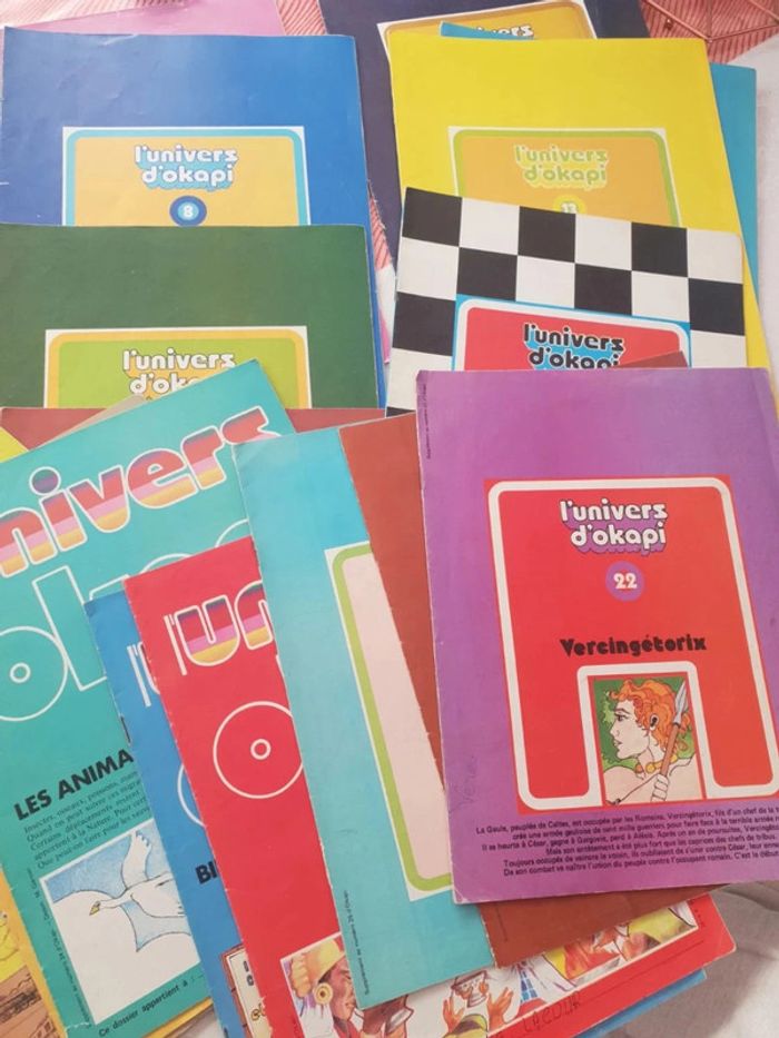 Lot de 20 livrets univers okapi vintage - photo numéro 2