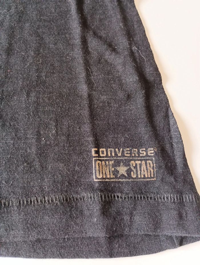 Haut tee shirt femme manches courtes Converse taille 34 XS - photo numéro 2