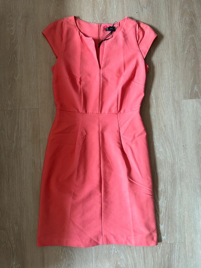 Robe femme rose clair chic soirée cocktail
