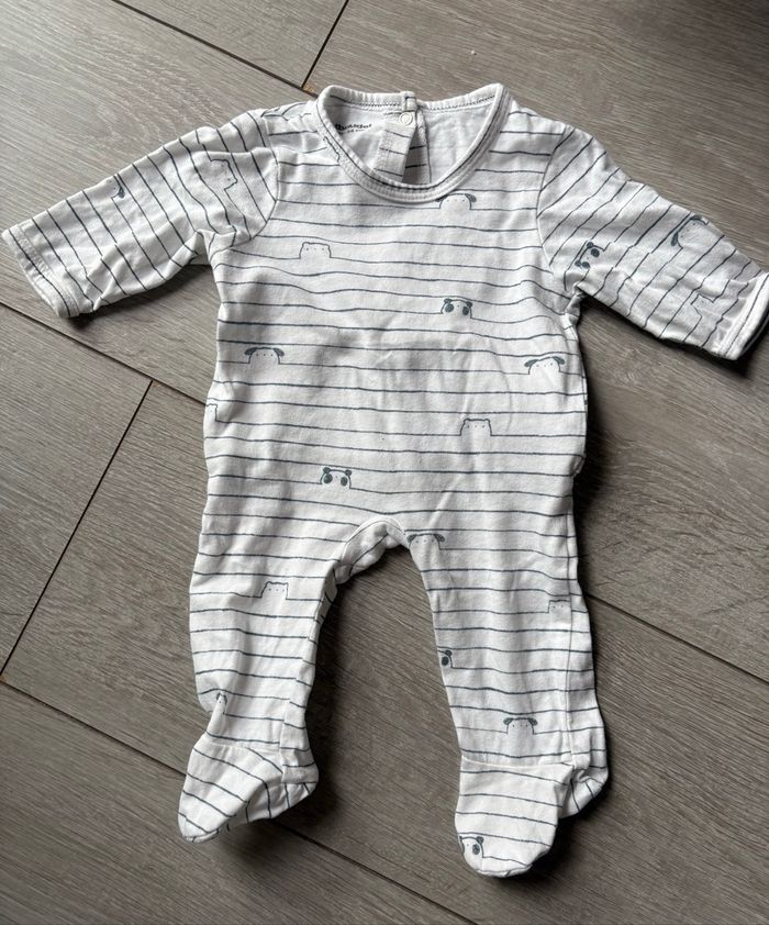 Lot de 3 pyjamas légers Vertbaudet 1 mois - photo numéro 3