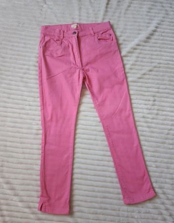Jean fille 14 ans – DPAM – rose – taille réglable