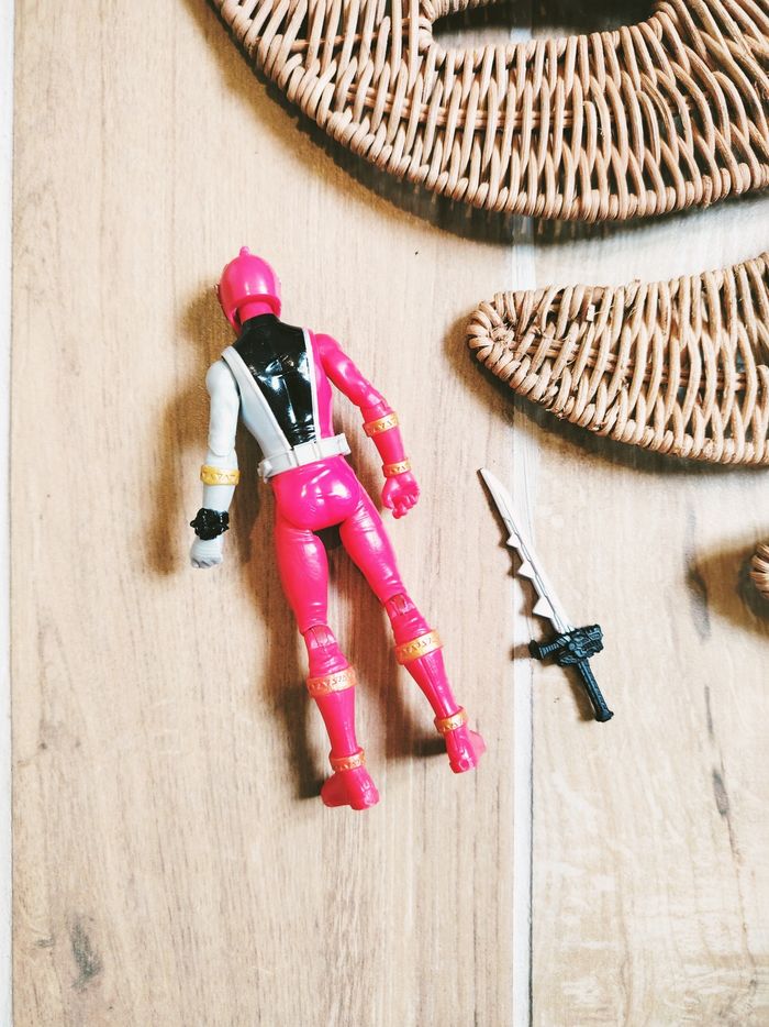 🙅Power rangers dino fury figurine du ranger rouge avec son épée marque Hasbro - photo numéro 2