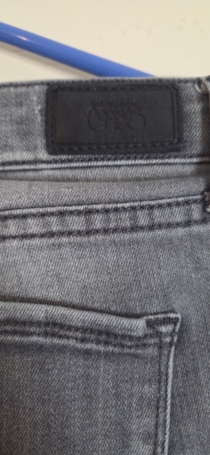 Jean gris Le Temps des Cerises T.29 (38/40 FR) – coupe slim – création française – excellent état mo - photo numéro 7