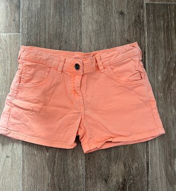 Short en jean , orange, Losan, 10 ans