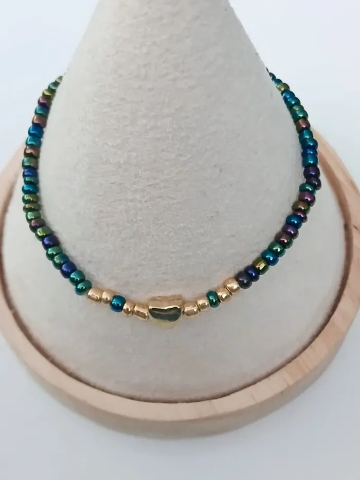Bracelet perles de rocaille – tendance bohème chic - photo numéro 2