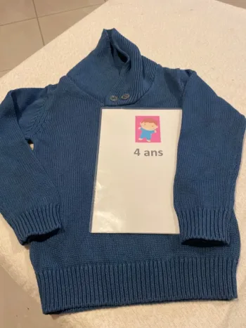 Pull grain de blé 4 ans
