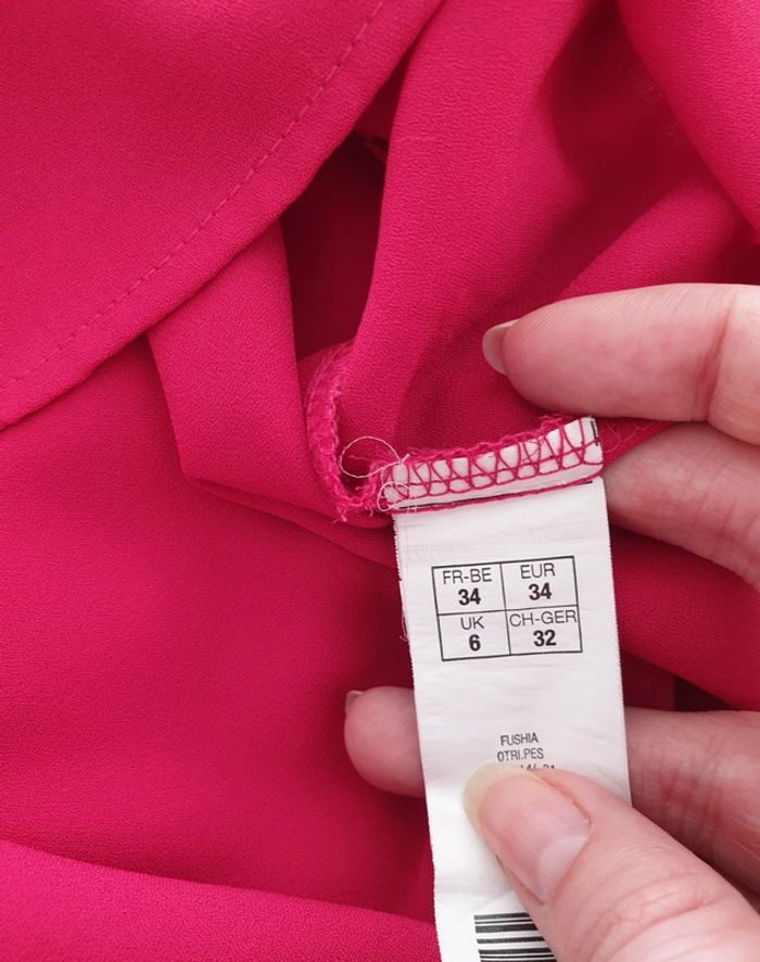 Débardeur blouse rose fuchsia - photo numéro 3
