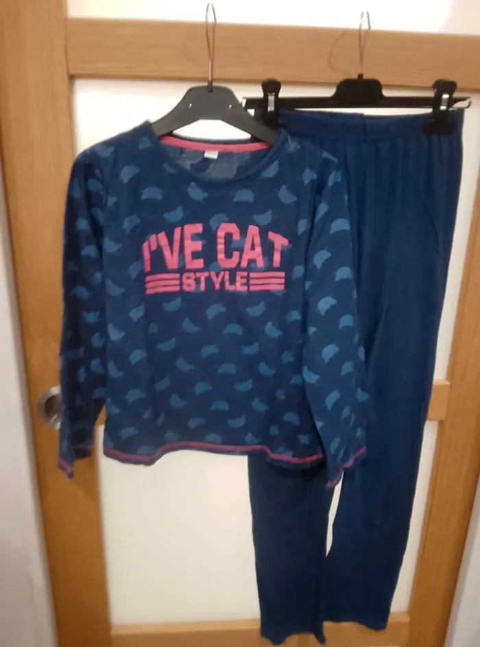 Pyjama long deux pièces - Fille 9/10 ans